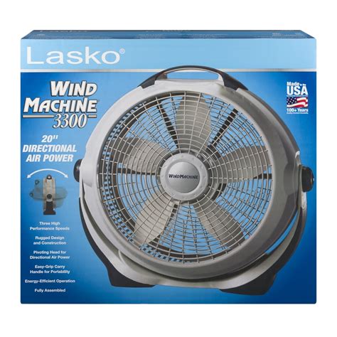Lasko wind machine - It's summertime. This is the lassco cyclone, it is an 18-inch pedestal, fan and uh. This one actually went to you could see according to the what it s... Positive. 1 year ago. youtube.com. “Wind Machine” is a very well-named fan UPDATE: STILL GOING AFTER 6.5 years! The Wind Machine comes ready to use out of the box — plug it in and you ...